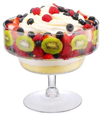 Productafbeelding van Glazen dessertschalen van 3300 ml, geschikt voor gelaagde desserts