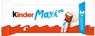 Zdjęcie produktu dla Kinder Chocolate Maxi Batonik Z Mlecznej Czekolady Z Nadzieniem Mlecznym 42 G (2 X 21 G)
