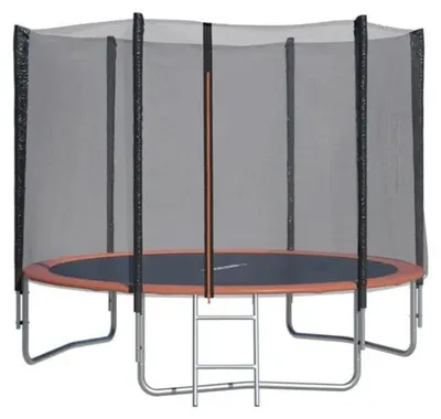 Image de Trampoline de Jardin D305 cm Aléo by Trigano avec Filet de Sécurité et Échelle - 100 kg
