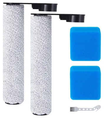 Produktbild von Rollenbürste und Filter Zubehörset für JONR ED12 / Eureka NEW430 Nass Trockensauger, 2 Bürstenrollen, 2 Filter, 1 Reinigungsbürste