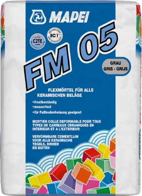 Produktbild von MAPEI FM 05 Flexklebemörtel grau 25kg