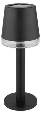 Produktbild von LED Solarleuchte, Tischlampe, schwarz, Akku, H 21,5 cm