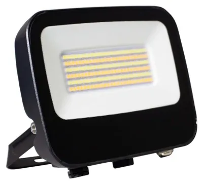 Image de Projecteur Led Pro 50W Cct (3000K-4000K-6000K) Ip66 Classe E Luminaire Extérieur Aluminium Haute Efficacité Éclairage Pro Robuste 145 Char.