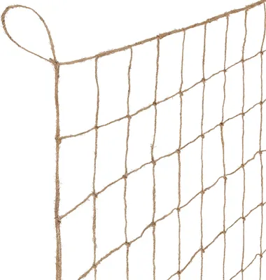 Produktbild von GardenGloss Jute Ranknetz Nachhaltig 100% Biologisch Abbaubar - Mit grosser Maschenweite für Gurken, Tomaten und Anderen Gemüsepflanzen - (2m x 5m)