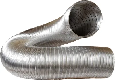 Produktbild von Abluftschlauch, Alu Flex Rohr, Aluminium flexibel Ø 150 mm, 3 m z.B. für Klimaanlagen, Wäschetrockner, Abzugshaube