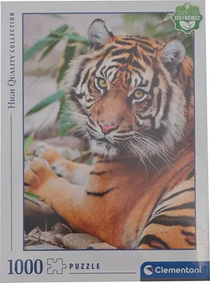 Zdjęcie produktu dla Clementoni 81256 sort. - High Quality Puzzle, 1000 Teile Tiger