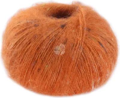 Produktbild von Lana Grossa - Natural Superkid Tweed 0611 rostorange