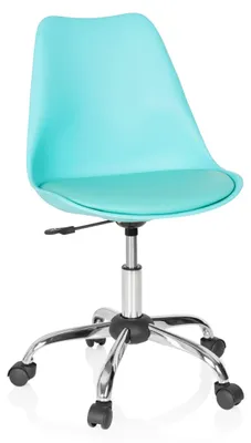 Immagine prodotto di Sedia da ufficio, girevole, FANCY PRO turchese