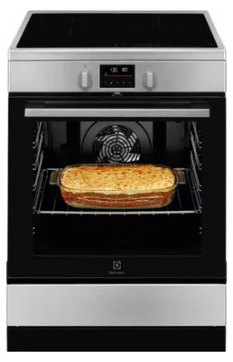 Image de Cuisinière induction 73l 3 feux inox - Electrolux - LKI64890CX -