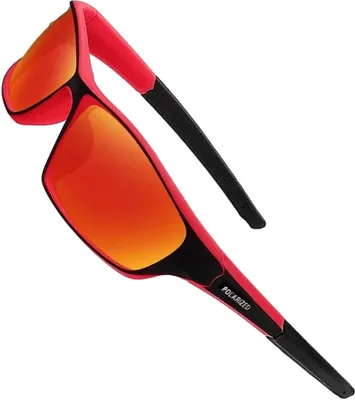 Image de J&W sports lunettes de sport polarisées Verres rouges Valil