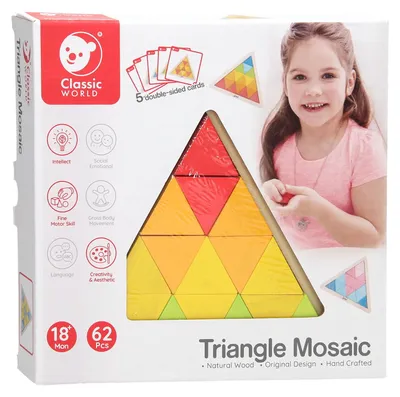 Produktbild von Classic World Holz Mosaikpuzzle Lernspielzeug 67 Teile