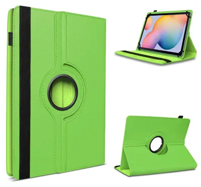 Produktbild von Tablet Hülle für Samsung Galaxy Tab A7 10.4 Tasche Schutz Case Cover 360 DrehbarFarbe 360 Uni:Grün