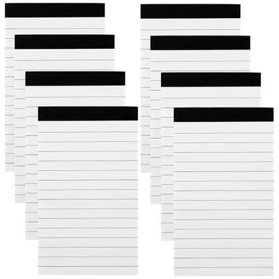 Produktbild von TRANKIELO® – Set mit 8 Mini-Notizblöcken im A7-Format – 30 Blatt pro Block – Kompakt und vielseitig für Büro und Schule