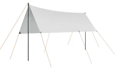 Produktbild von Zelt mit Überdachung und Sonnensegel, mit Stangen, 3 x 4 x 2,4 m