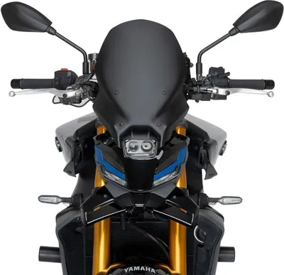 Produktbild von PUIG 22079N Naked Front Spoiler  passend fuer YAMAHA MT-09 SP Schwarz