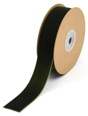 Samtband 25 mm x 4,6 m, 1 Rolle, klassisch, einfarbig