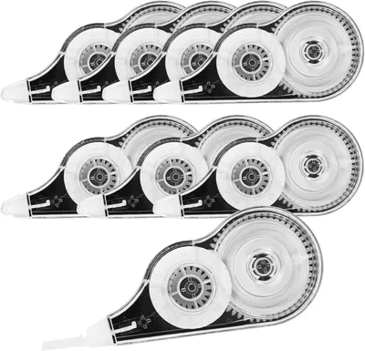 Produktbild von Korrekturband Yoosso 8 Stück Korrekturroller, 12 m x 5 mm, Korrekturband, Korrekturband-Set mit Schutzkappe, Mini-Korrekturband, für Kinder, Studenten
