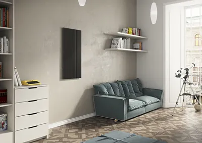 Produktbild von XIMAX Infrarot Heizpaneel Glas Paneel Schwarz Höhe 600 mm, Breite 1200 mm 800 Watt Infrarotheizung