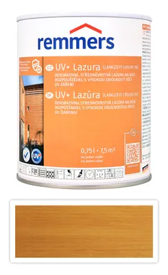 Obrázek produktu pro REMMERS UV+ Lazura - dekorativní lazura na dřevo 0.75 l Dub světlý