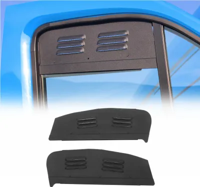Image de Grille d'aération de Fenêtre pour Renault Trafic 3 2014-2024 Noir 2x