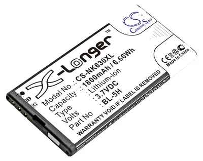 Obrázek produktu pro TECHTEK Baterie kompatibilní s [Microsoft] Lumia 630, Lumia 630 Dual SIM, Lumia 635, Lumia 636, Lumia 638, RM-975, pro [Nokia] Lumia 630, Lumia 630