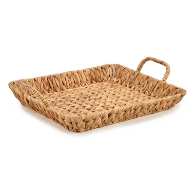 Produktbild von Tischdekoration Mit Griffen 31,5 x 10 x 43,5 cm Metall Braun Wasserhyazinthe