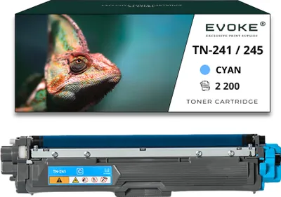 Image de Toner pour Brother TN245C / TN241C-245C TN245C / TN241C bleu (cyan) | Remplacement pour DCP-9015CDW DCP-9020CDW MFC-9340CDW MFC9140CDN
