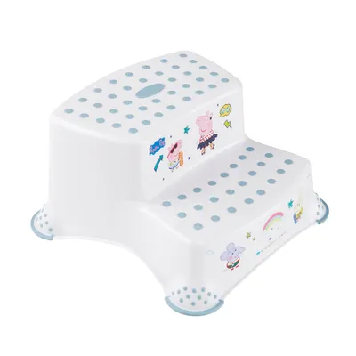 Image de keeeper 1003251919400 keeeper kids Tabouret marchepied igor "Peppa Pig", blanc nordique