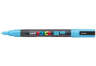 Image de uni-ball® 186540 Marqueur pigmenté POSCA - 0,9 - 1,3 mm, bleu clair