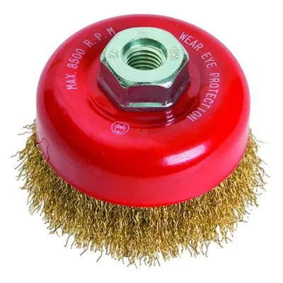 Image de Brosse rotative FESTA laiton ondulé 100mm M14