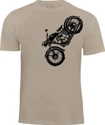 Produktbild von Cotton Prime® T-Shirt Vintage Motorcycle XXL beige
