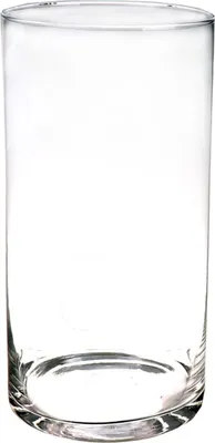 Produktbild von INNA-Glas Große Glasvase Zylinder Sanya AIR, klar, 40cm, Ø19cm - Hohe Vase/Glas Bodenvase