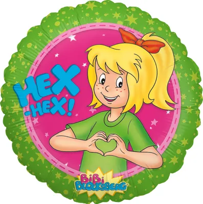 Produktbild von Bibi Blocksberg Folienballon - Rund  "Liebe"