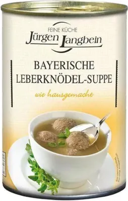 Produktbild von Jürgen Langbein Bayerische Leberknödel-Suppe, 400ml