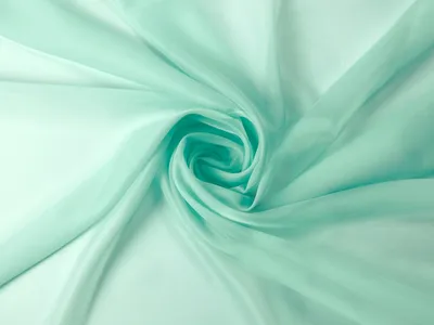 Produktbild von Voile Stoff Meterware 150 cm Breite Gardinenstoff, Mint