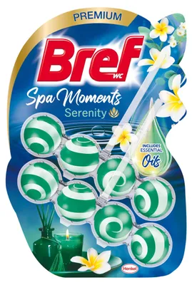 Obrázek produktu pro Čistící bloky do WC Bref Spa Moments Serenity, 2 x 50g