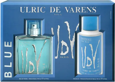 Imagen del producto de Ulric De Varens Blue Eau De Toilette Spray 100ml Set 2 Artikel