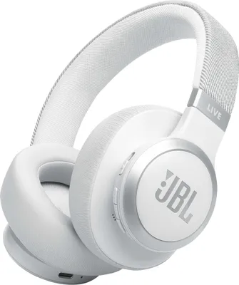 Produktbild von JBL Live 770NC Kabelloser Bluetooth-Kopfhrer mit Geruschunterdrckung Wei fr Musik und Anrufe