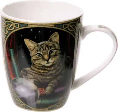 Image de Tasse à café Chat devin, Lisa Parker Tasses à café Tasses à thé Pot à anse Chats