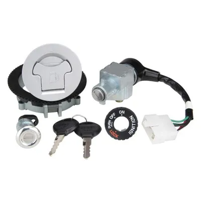 Obrázek produktu pro Sada zámku zapalování včetně víčka palivové nádrže pro Kymco Yager Spacer Dink LC LX Classic 50 125 150 200