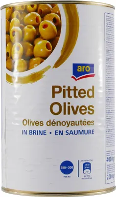 Produktbild von aro Pitted Grüne Oliven ohne Stein 4,0KG