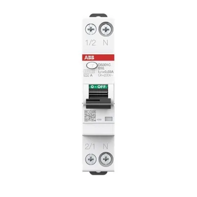 Immagine prodotto di RCD DS301C B16 A30 - 1P+N 6kA 30mA Tipo A | 2CSR255163R1165
