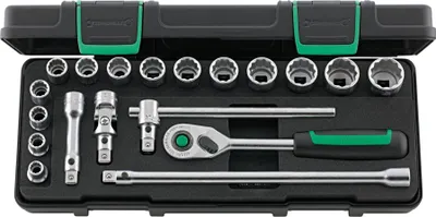 Zdjęcie produktu dla STAHLWILLE 96021180, Zestaw nasadek, 19 głowic(e), 325 mm, 135 mm, 1,74 kg