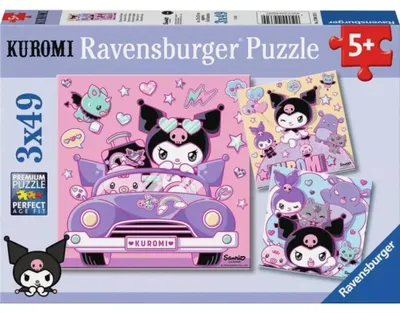 Immagine prodotto di RAVENSBURGER Puzzle Kuromi 3x49 bambole