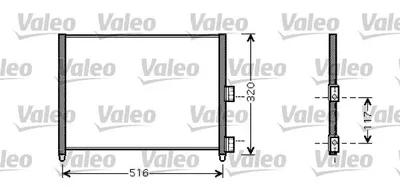 Produktbild von VALEO 818020 Kondensator Klimaanlage Klimakondensator für FIAT PUNTO (188)