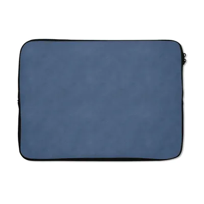 Produktbild von MuchoWow® Laptop Hülle 14 ZollLeder - Blau - Tierhaut Laptoptasche - Laptoptasche - Stoßsicher - Schutzhaube