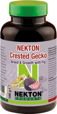 Obrázek produktu pro NEKTON Gekon chocholatý chov a růst s fíky - krmivo pro gekony chocholaté ve fázi chovu a růstu s přidanými fíky 100g