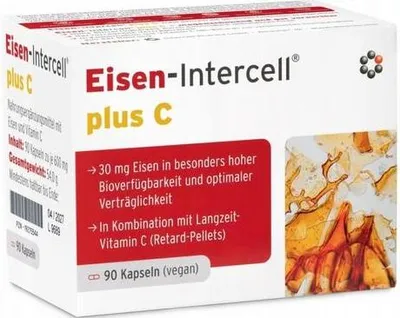 Produktbild von Dr Enzmann Eisen-Intercell plus C Eisen mit Vitamin C 90 Kapseln