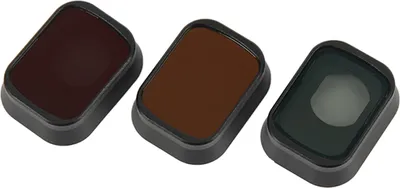 Image de Tbest 3pcs Caméra de drone -Filtre d'objectif CPL ND8 ND16 Alliage d'aluminium Set de verre optique pour 3 Pro -Accessoires