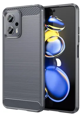 A smartphone case is shown next to a smartphone.
